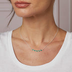 Laura Ashley Silver Thornage Flowers Necklace