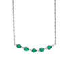 Laura Ashley Silver Thornage Flowers Necklace