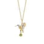 Laura Ashley Silver Llanelli Kingfisher Necklace