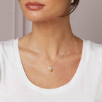 Laura Ashley Silver Broadoak Acorn Necklace