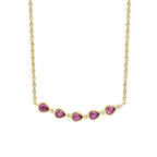 Laura Ashley Silver Thornage Flowers Necklace