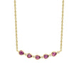 Laura Ashley Silver Thornage Flowers Necklace