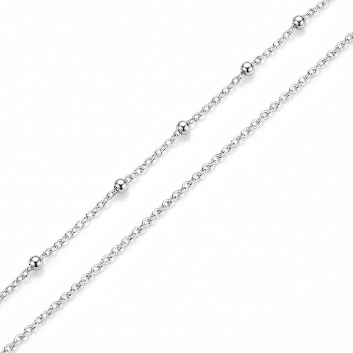 Initial & September Birthstone Necklace | Personalised Sapphire Gift