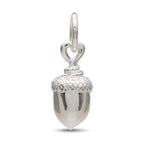 Acorn Silver Charm