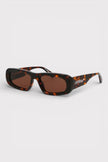 Off-White Austin solbriller Havana brun