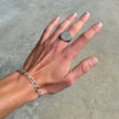 Circle Silver Signet Ring