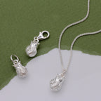 Owl Personalised Silver Charm