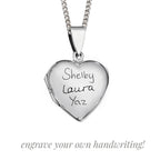 Beginnings Large Silver Heart Locket