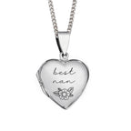 Beginnings Large Silver Heart Locket