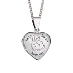 Beginnings Large Silver Heart Locket