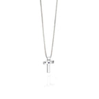 Fred Bennett Cross Pendant with Blue Sapphire Stone