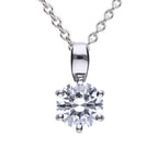 Diamonfire Six Claw Carat Pendant