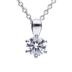 Diamonfire Six Claw Carat Pendant