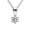 Diamonfire Six Claw Carat Pendant