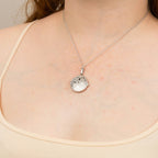 Diamonfire Round Medallion Filigree Locket