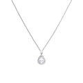 Diamonfire Teardrop Shaped Zirconia Drop Pendant