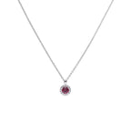 Diamonfire Round Colour Pave Pendant