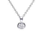 Diamonfire Bezel Set Carat Pendant