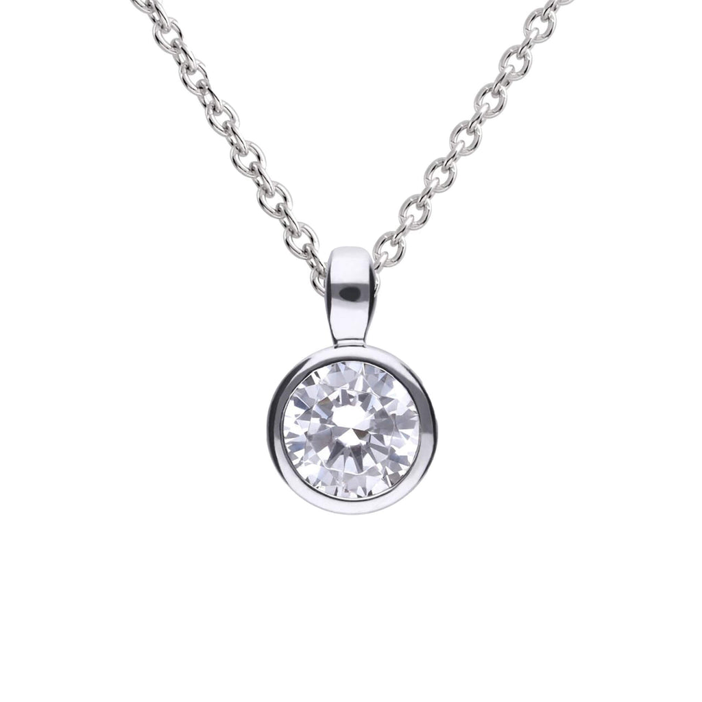 Diamonfire Bezel Set Carat Pendant