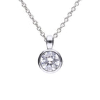 Diamonfire Bezel Set Carat Pendant