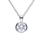 Diamonfire Bezel Set Carat Pendant