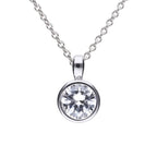 Diamonfire Bezel Set Carat Pendant