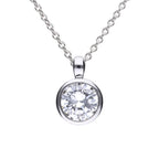 Diamonfire Bezel Set Carat Pendant