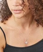 Beginnings Scattered Cubic Zirconia Teardrop Pendant