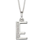 Beginnings Initial Pendant with CZ