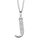 Beginnings Initial Pendant with CZ