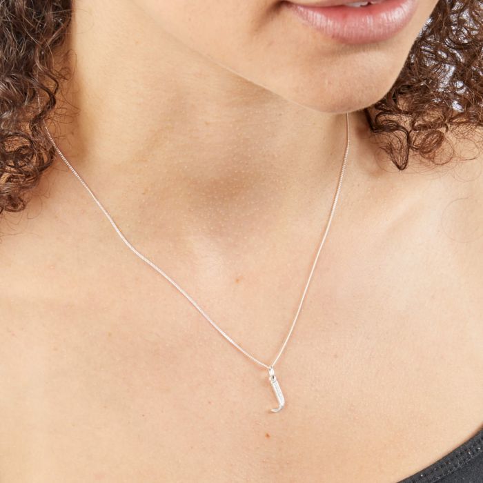 Beginnings Initial Pendant with CZ