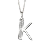 Beginnings Initial Pendant with CZ