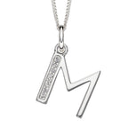 Beginnings Initial Pendant with CZ