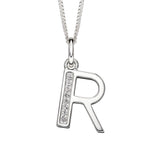 Beginnings Initial Pendant with CZ