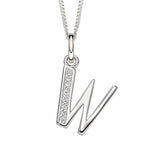 Beginnings Initial Pendant with CZ