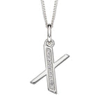 Beginnings Initial Pendant with CZ
