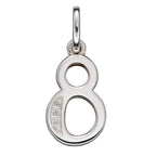 Beginnings Number Pendant with CZ