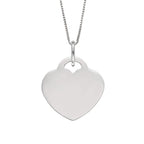 Beginnings Engravable Heart Pendant
