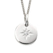 Beginnings Star Disc Pendant with Cubic Zirconia