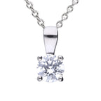 Diamonfire Four Claw Carat Pendant