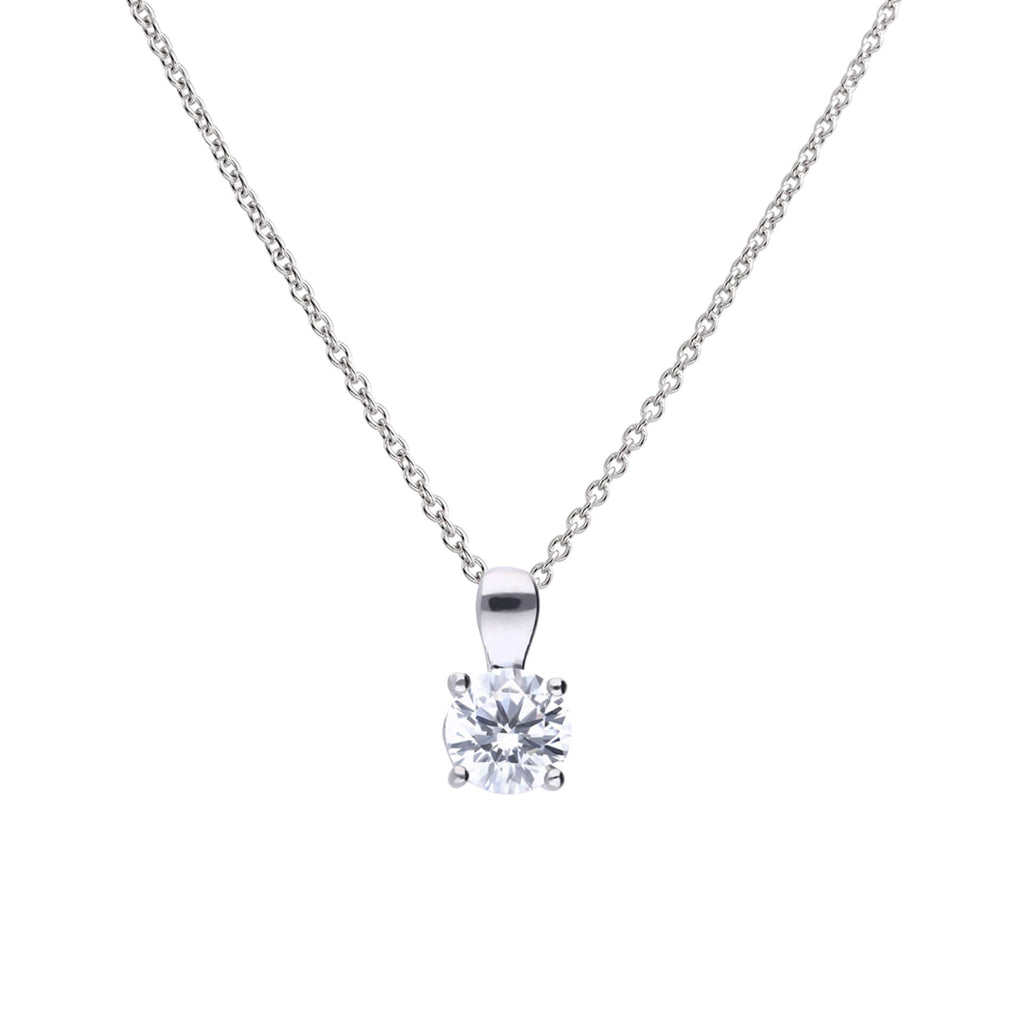 Diamonfire Four Claw Carat Pendant