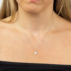 Beginnings Pave Set Star Pendant with Cubic Zirconia
