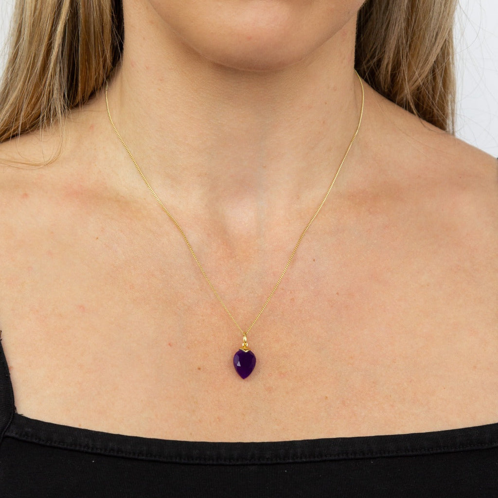 Beginnings Chalcedony Birthstone Pendant