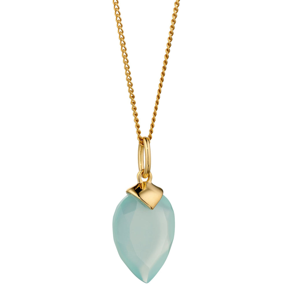 Beginnings Chalcedony Birthstone Pendant