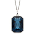Beginnings Elongated Octagon Crystal Pendant