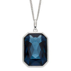 Beginnings Elongated Octagon Crystal Pendant
