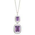 Beginnings Curve Surround Double Drop Pendant