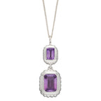Beginnings Curve Surround Double Drop Pendant