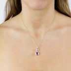 Beginnings Curve Surround Double Drop Pendant