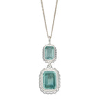 Beginnings Curve Surround Double Drop Pendant